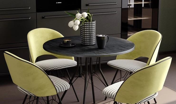 400-Жаккард "гусинная лапка"