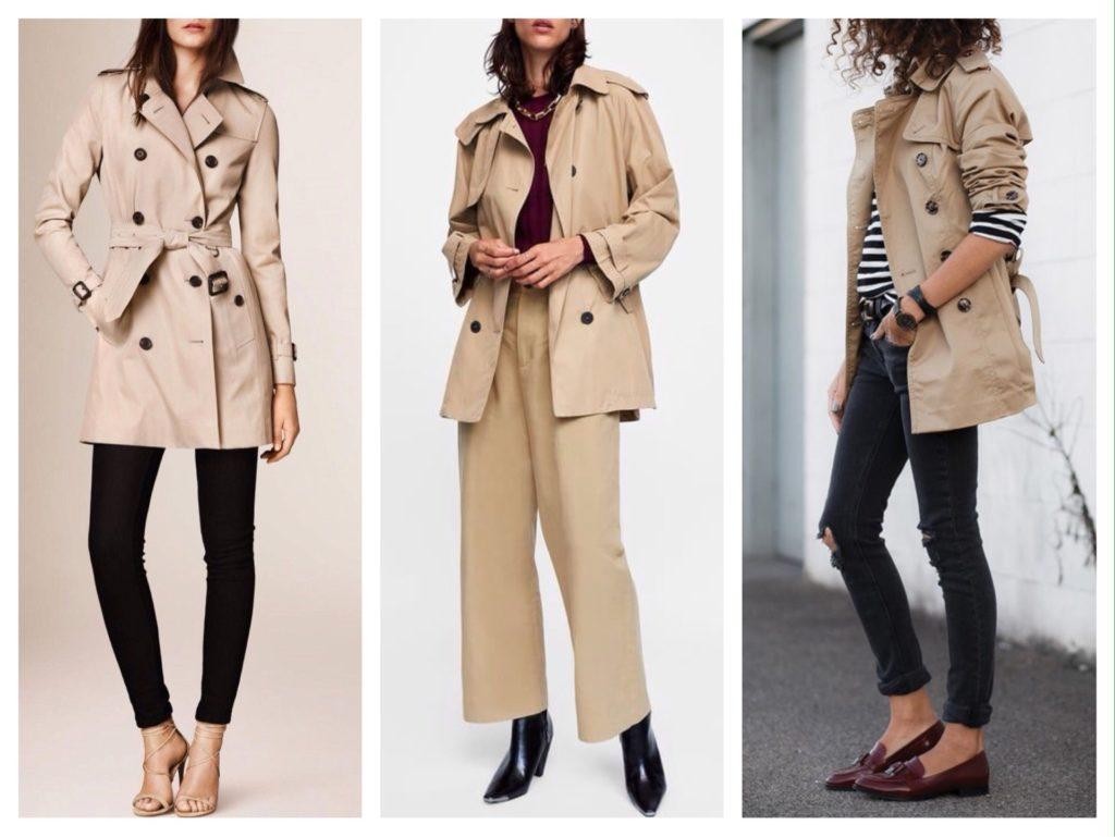 Ткань для тренча бежевая