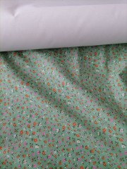 Хлопок плательный 80 см ( 3 расцветки Сиреневый, Зеленый Бирюзовый) )