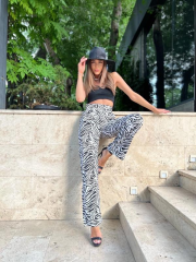 Ткань для брюк зебра