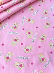 Футер Мишки 3-х нитка с нежным начесом (2 цвета)