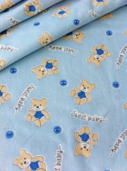 Футер Мишки 3-х нитка с нежным начесом (2 цвета)