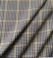 Костюмная чёрная, жёлтая клетка Костюмная чёрная, жёлтая клетка