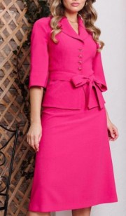 Ткань костюмная фуксия